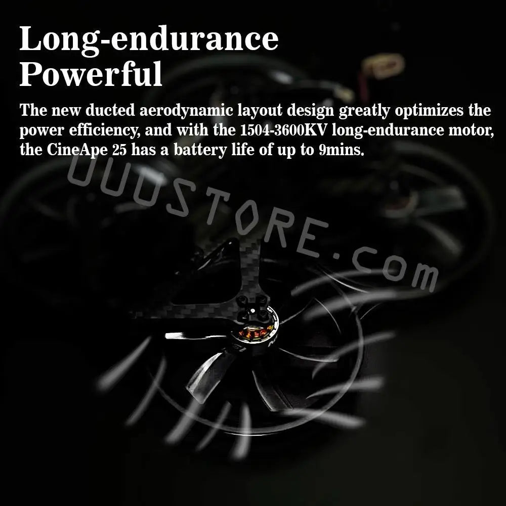 DarwinFPV CineApe 25 FPV Drone - 112mm 4S Cinematic Whoop Analog/ AVATAR MINI HD 1504 3600KV Motor FPV Racing RC Drone PNP/BNF 3 DarwinFPV CineApe 25 FPV Drone, DarwinFPV CineApe 25 FP