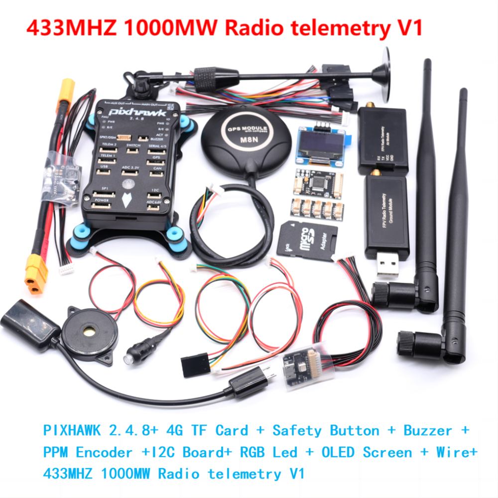433MHZ 1OOOMW Radio telemetry V1 piduak Ope