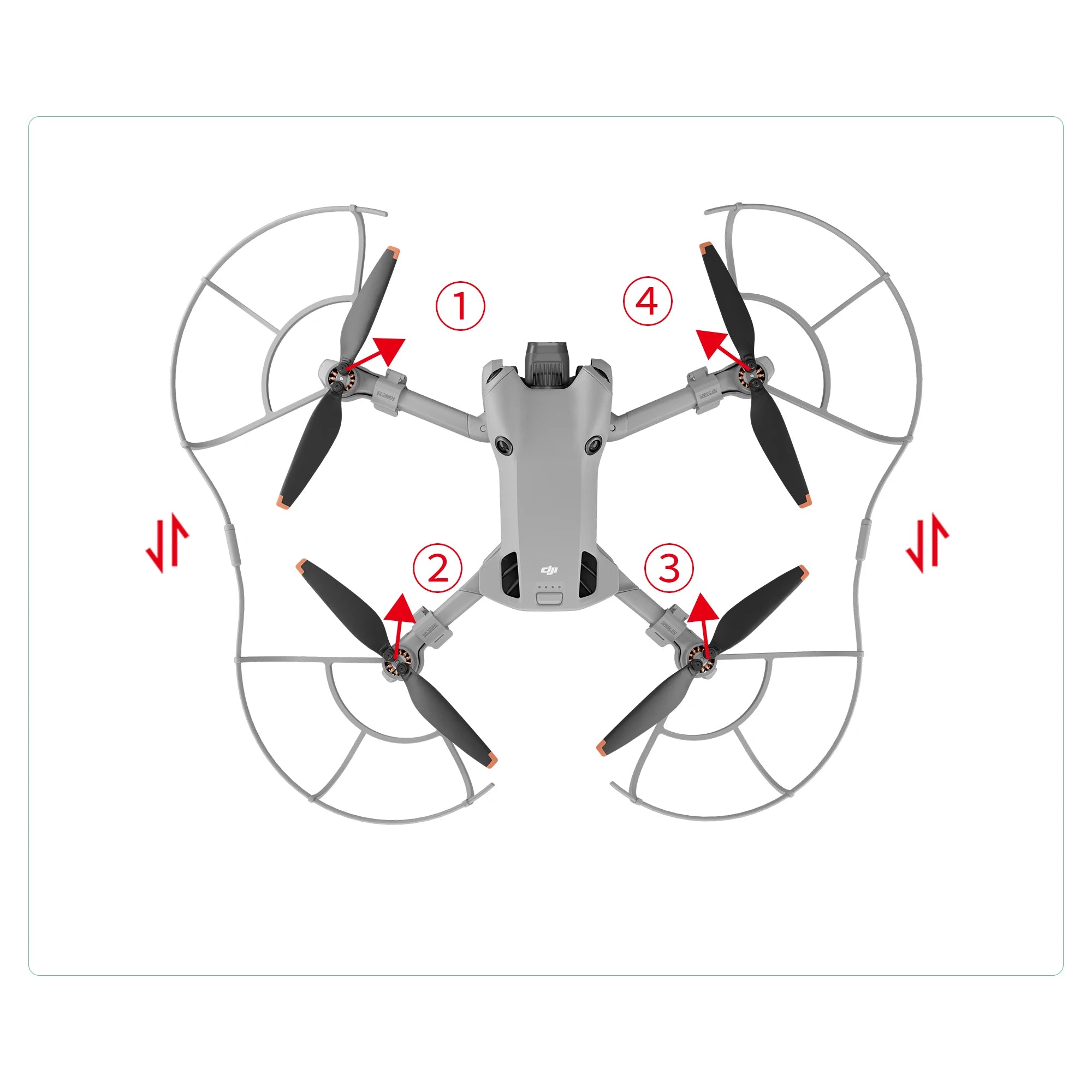 For DJI Mini 4 Pro Propeller Guard - Blade Protective Cover Anti-collision Ring Landing Gear Foldable Extended Legs 22 For DJI Mini 4 Pro Propeller Guard - Blade Protective Cover Anti-colli