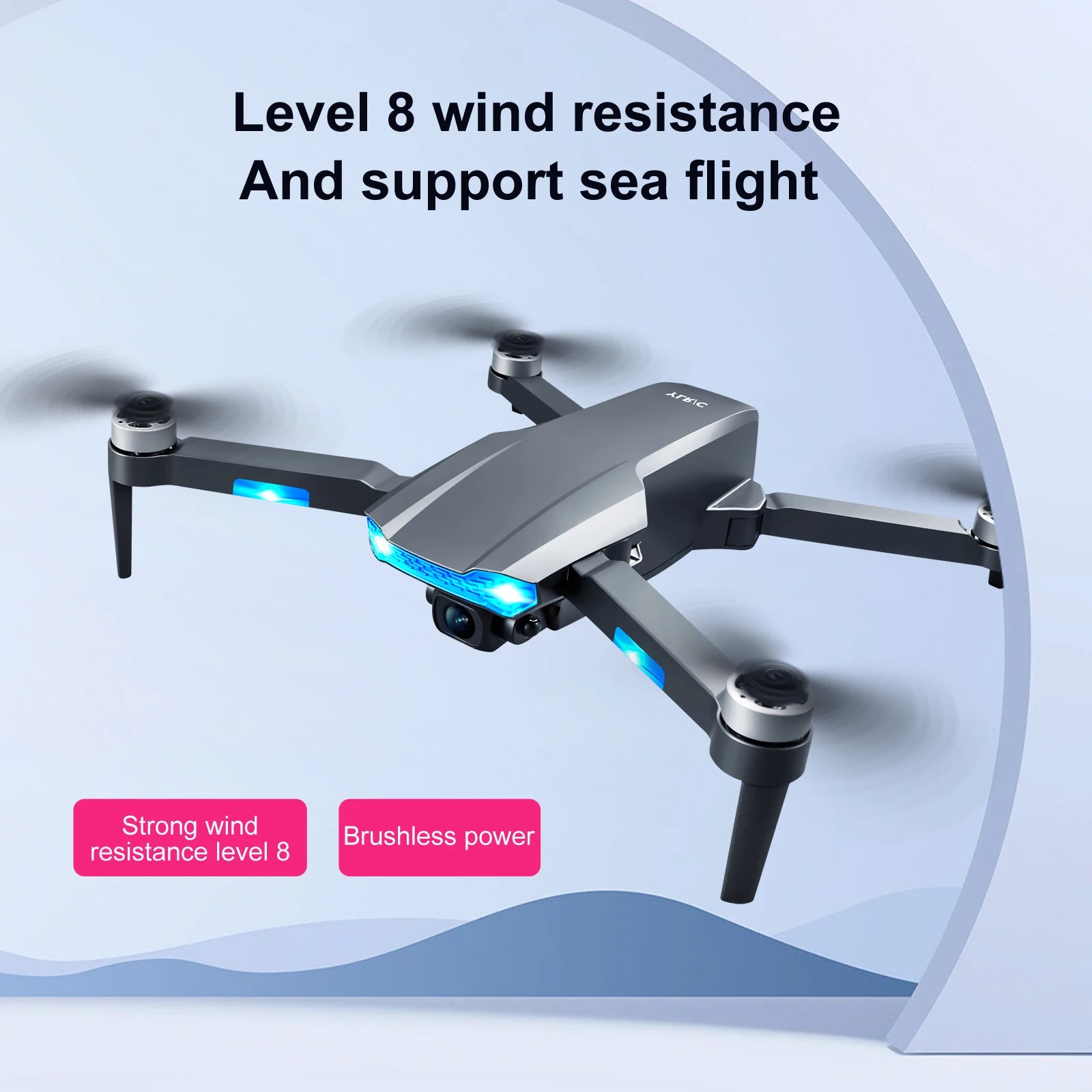 QJ S106 GPS Drone, level 8 wind resistance and support sea flight strong wind brushless power resistance