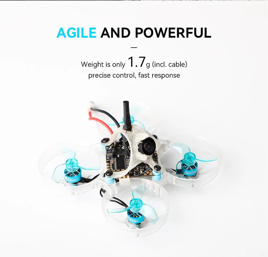 T-MOTOR M0703 KV19000 Suitable for 65mm tinywhoop 8 T-MOTOR, AGILE AND POWERFUL Weight is only 1.7g (incl: cable