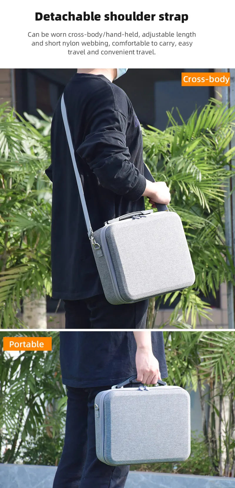 Shoulder Bag for DJI Avata - Carrying Bag Portable Storage Bag Outdoor Handbag Drone Accessories 13 Shoulder Bag for DJI Avata, Detachable shoulder strap Can be worn cross-body/hand-held, adjustable length