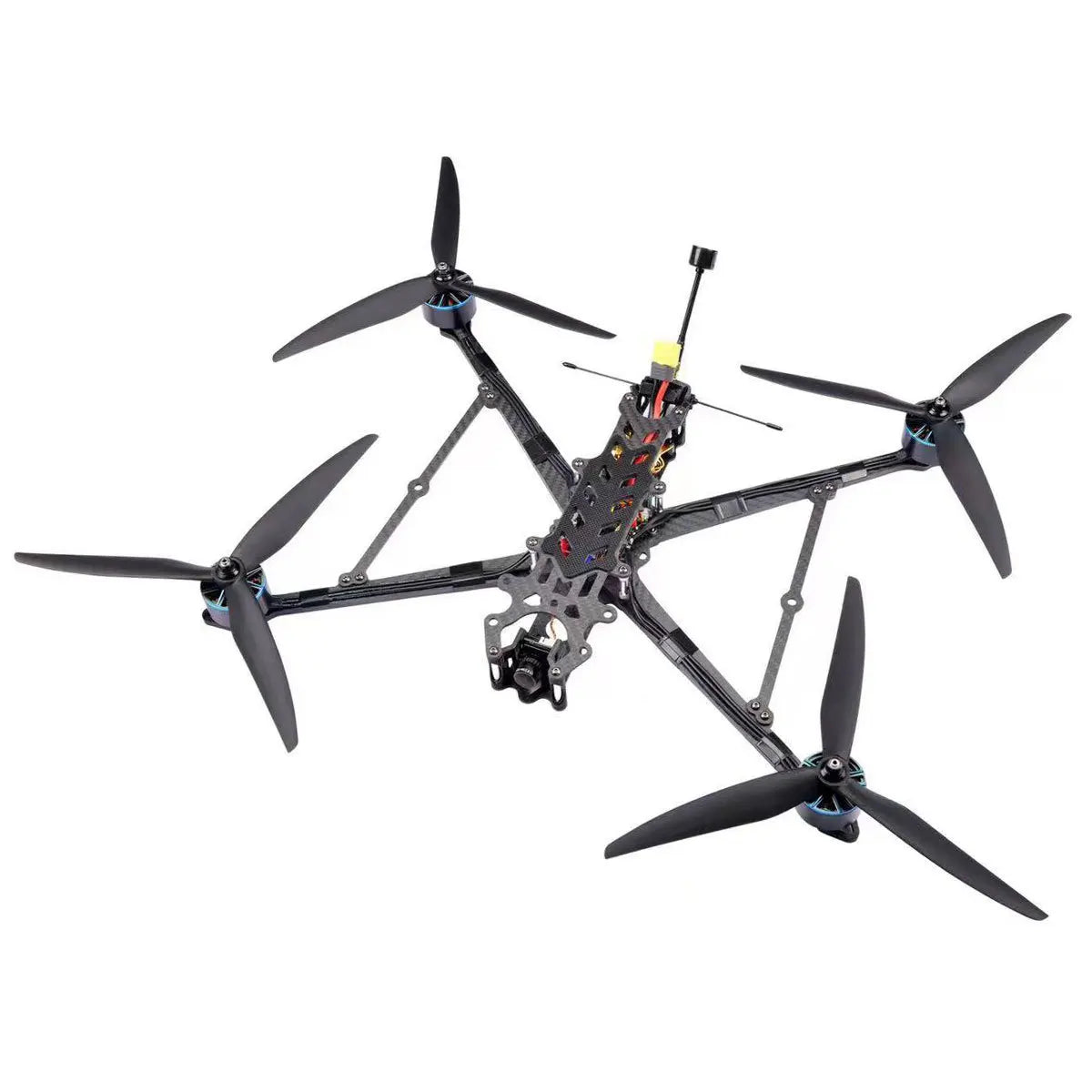 RCDrone M10 10 Inch FPV Drone - 4KG Heavy Payload 10KM Distance 4.9G/5.8G 2.5W F4 FC 3115 900KV Motor Freestyle Drone