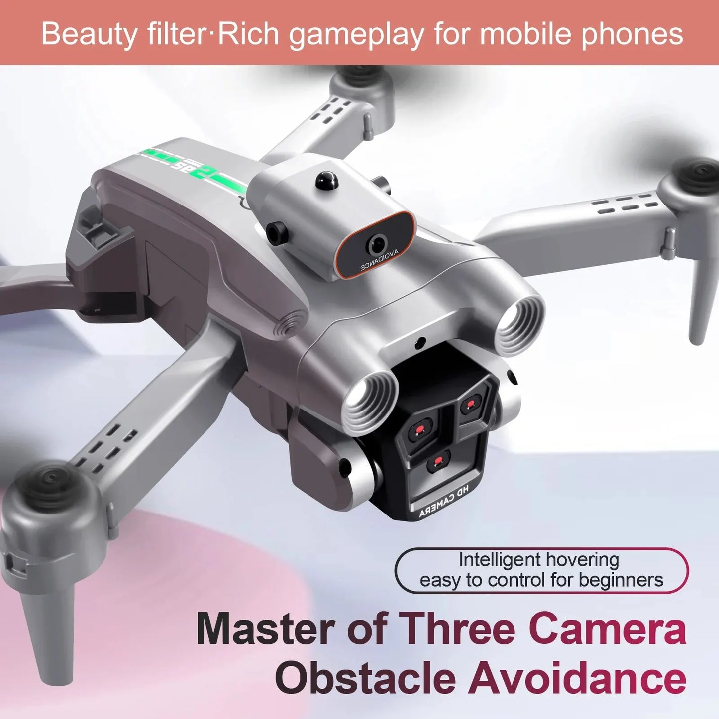 S92 Drone, OH Intelligent hovering easy to control for beginners BOMAOIO