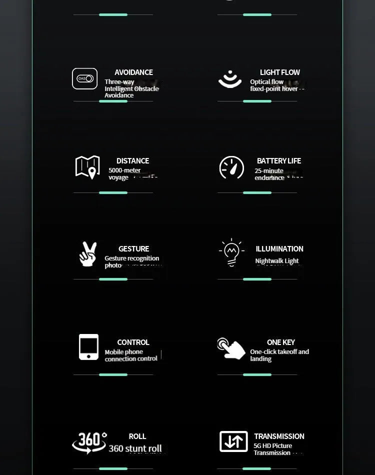 G29 Drone, avoidance lightflow three-way optical flow intelligent obstacle fixed-point