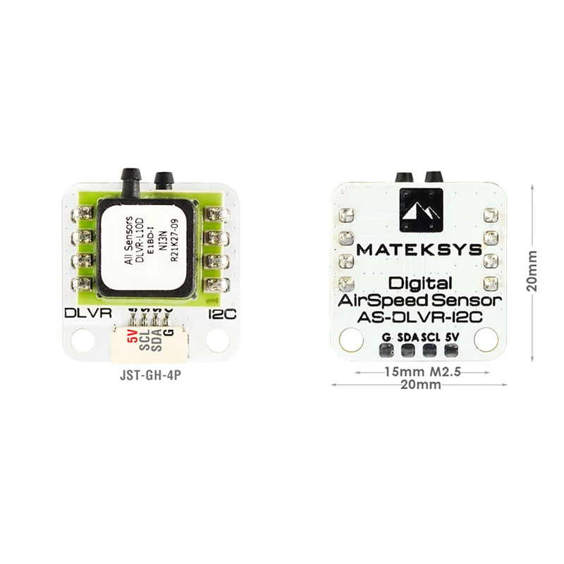 Mateksys Matek Systems DIGITAL AIR SPEED SENSOR, Iied MATEKSYS 3 Digltal 1 AlrSpeed Sensor DLVR AS
