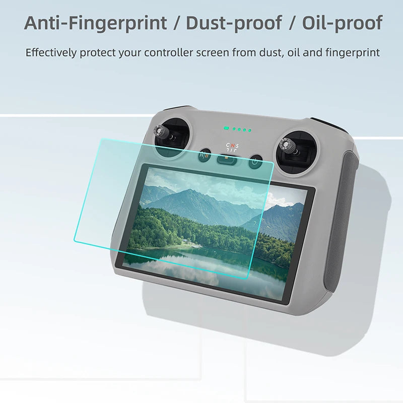 For DJI Mini 3 Pro / MINI 3 RC Remote Control Silicone Cover Shock-resistant Scratch-resistant Protective Sleeve Drone Accessory 47 Anti-Fingerprint Dust-proof Oil-proof Effectively protect your controller screen from dust