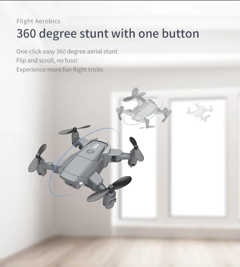QJ KY905 Mini Drone, flight aerobics 360 degree aerial stunt with one button one-click easy