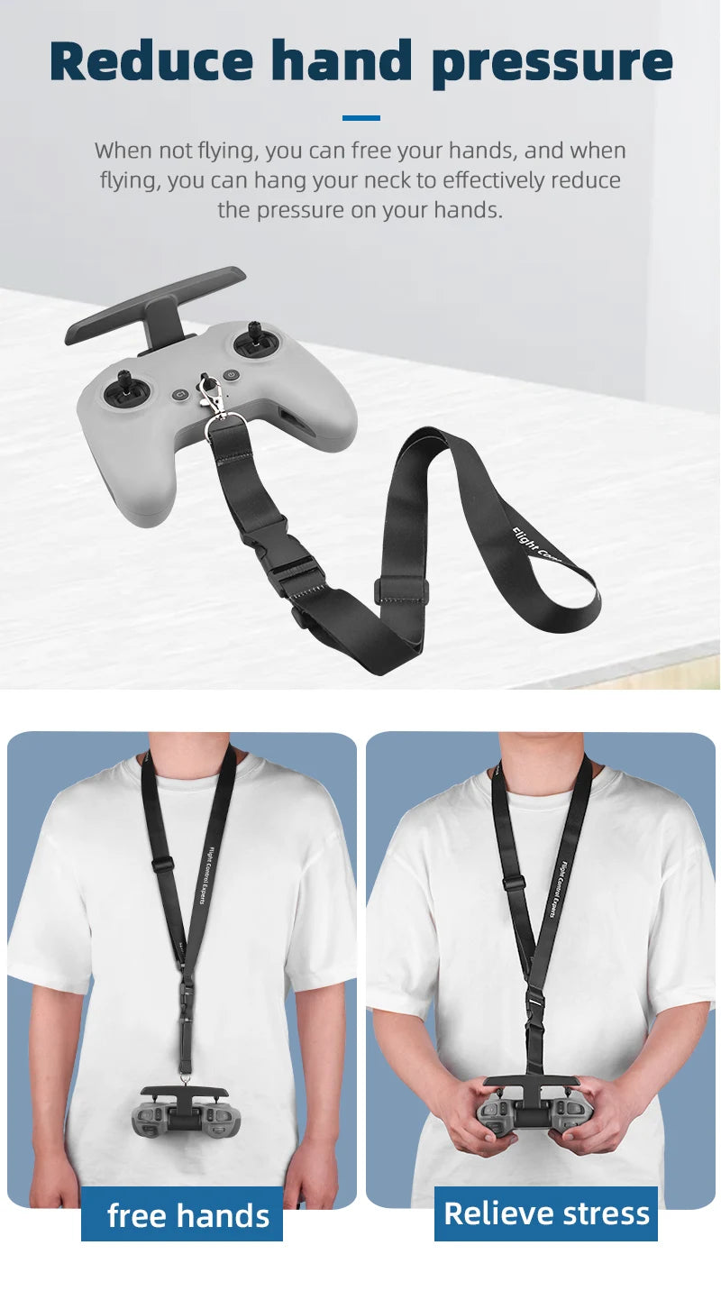 Lanyard Neck Strap for DJI Avata, reduce hand pressure When not flying, you can free your hands . you can also hang your