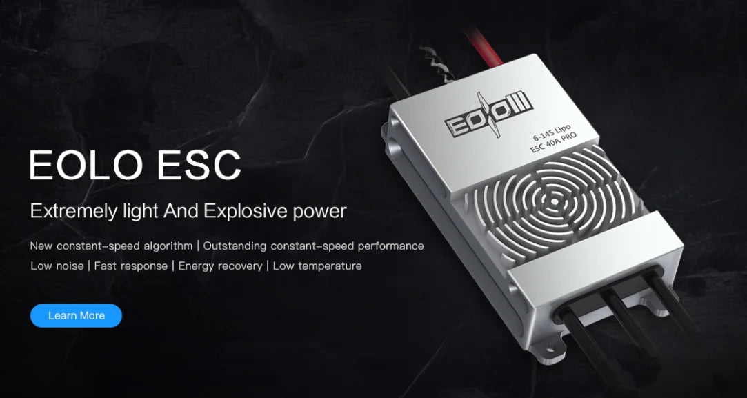 SUNNYSKY EOLO 40A Pro ESC, E EOLO ESC Extremely light And Explosive power New constant-speed