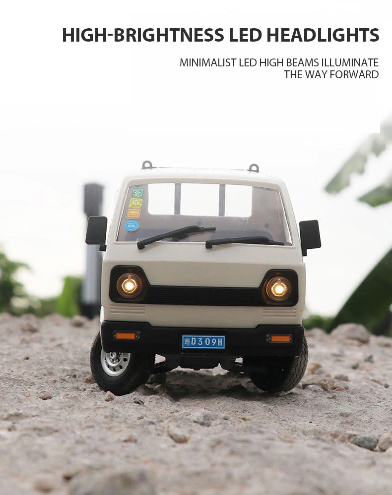 WPL D12 1:10 / 1:16 RC CAR, HIGH-BRIGHTNESS LED HEADLIGHTS MINIMALIST LED HIGH BE