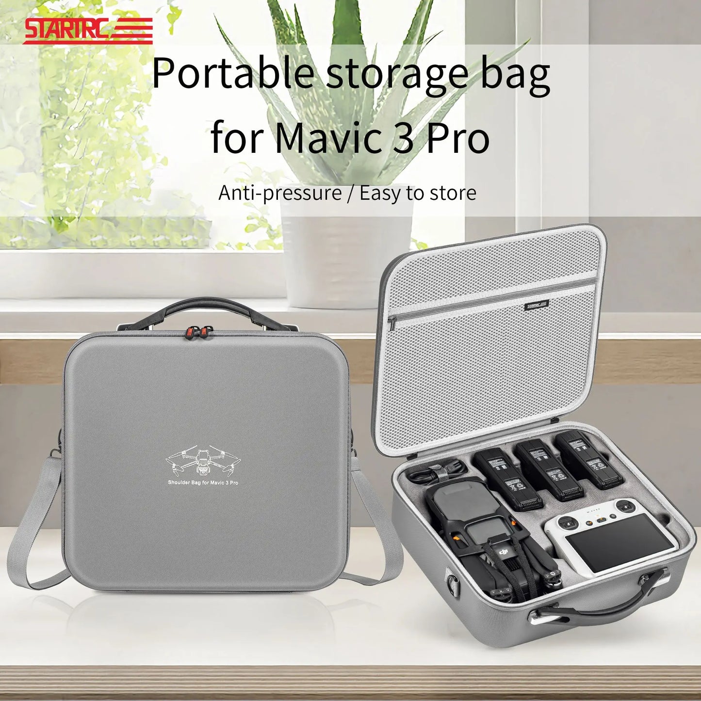STARTRC Travel Handbag, Portable anti-pressure storage bag for Mavic 3 Pro, easy to carry and store.