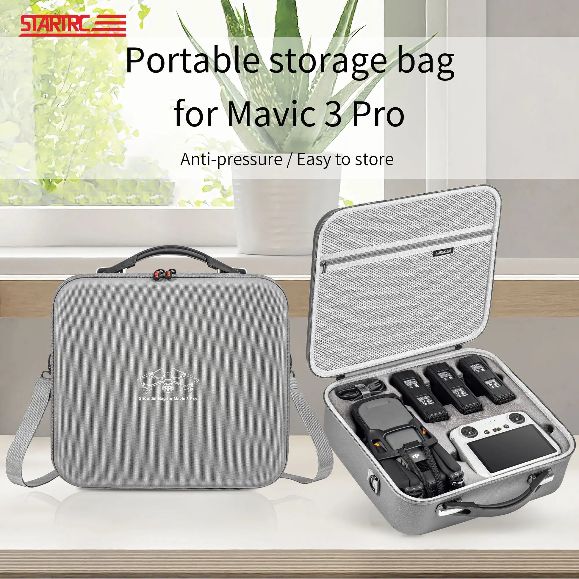 STARTRC Travel Handbag, Portable anti-pressure storage bag for Mavic 3 Pro, easy to carry and store.