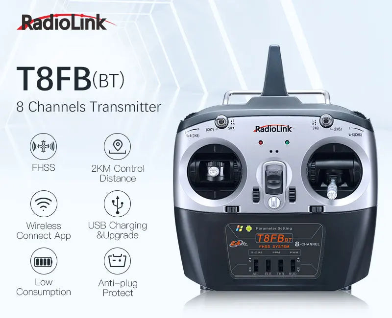 RadioLink T8FB(BT) Channels Transmitter Hh_ RadioLink Ke