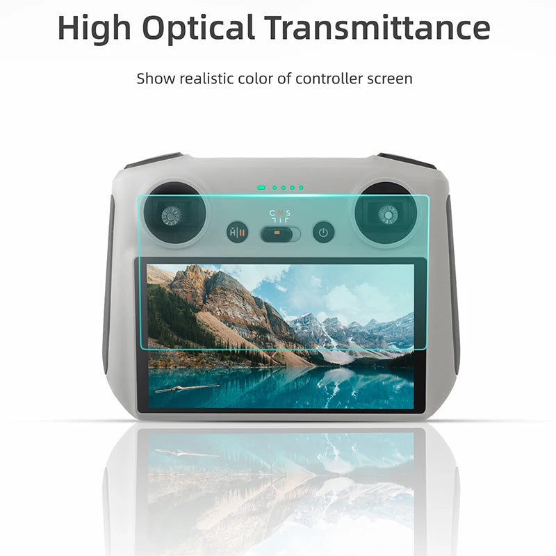For DJI Mini 3 Pro / MINI 3 RC Remote Control Silicone Cover Shock-resistant Scratch-resistant Protective Sleeve Drone Accessory 45 High Optical Transmittance Show realistic color of controller