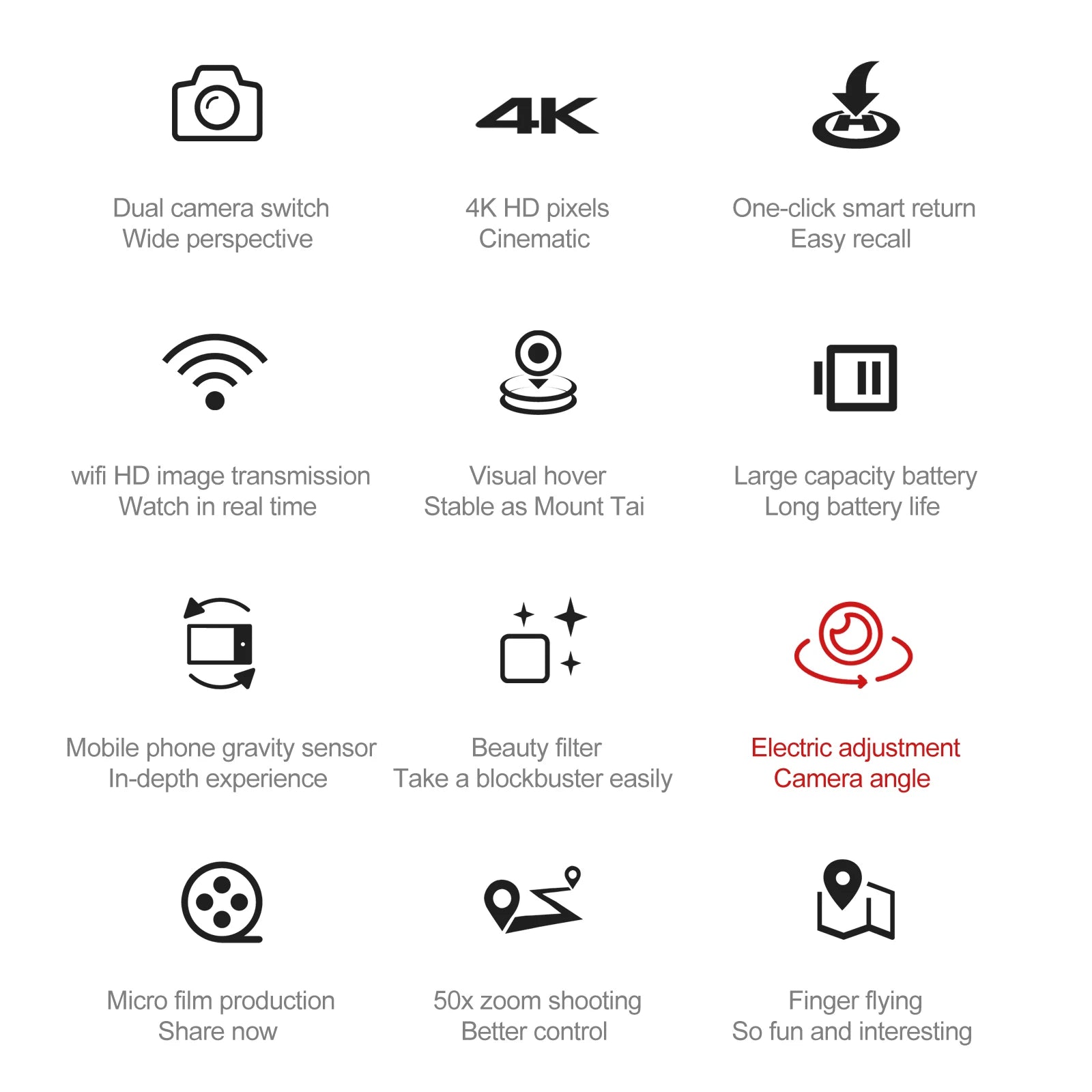 S90 Mini Drone - 4K Profession HD Wide Angle ESC Camera 1080P WiFi Fpv Dual Cameras Height Keep Helicopter Toys for Boys 17 S90 Mini Drone, 4k dual camera switch 4k hd pixels one-click