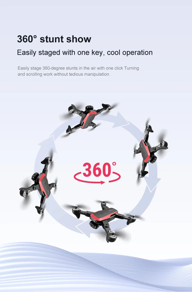 S8000 Drone - 2024 NEW Drone 4K HD Dual Lens With Optical Flow Obstacle Avoidance Photography Helicopter RC Mini Plane Toys Battery 20 S8000 Drone, 3609 stunt show easily staged with one click turning and scrolling