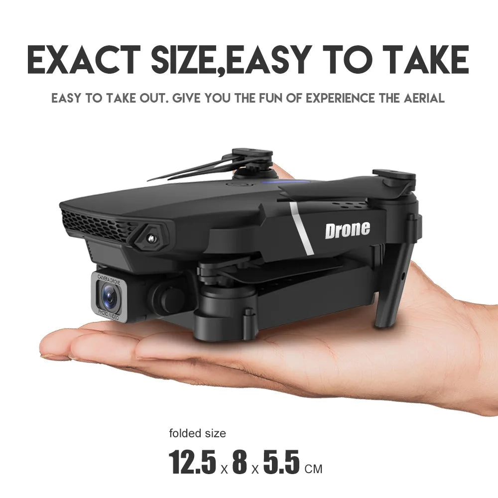 P1 Pro Drone, aerial drone folded size 12.5x8x5.5 cm gives you the