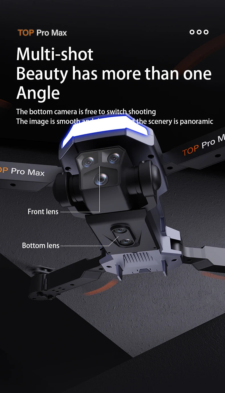 P18 Drone, TOP Pro Max 000 Multi-shot Beauty has more than one Angle The bottom camera is free to