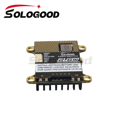 SoloGood 5.8G 2.5W 40CH VTX, HAM RADIO LICENSE REQUIRED FOR SOME FREQI
