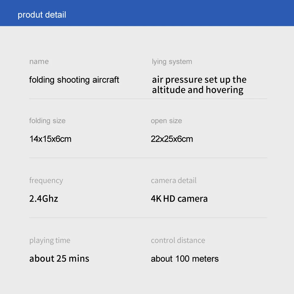 QJ LS11 Pro Drone, camera detail 2.4ghz 4khd camera playing time