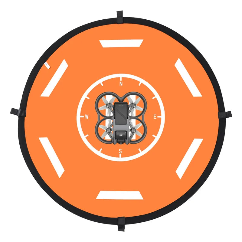 DJI Avata Landing Pad – Foldable Round/Square Drone Landing Mat 50/55/65/80cm with Ground Pegs, DJI Mini 3 Accessories