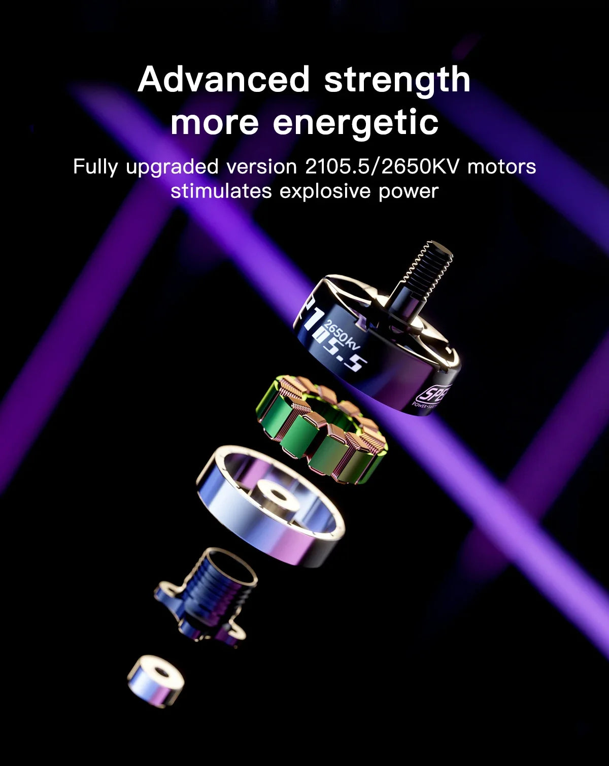 GEPRC DoMain3.6 / DoMain4.2 WTPFV FPV, advanced strength more energetic Fully upgraded version 2105.5/2650KV motors stimulates explosive