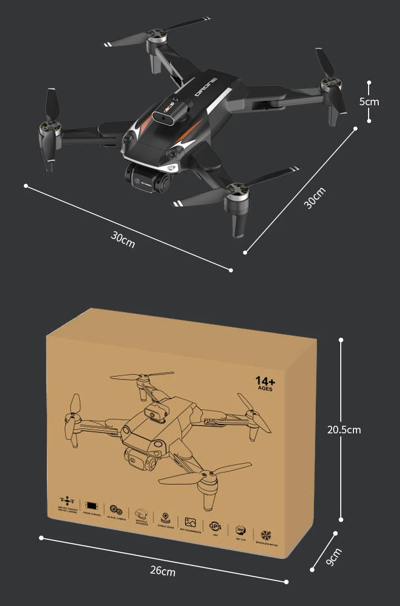 X25 Drone, gps + optical-flow positioning stable hover indoor andoutdoor