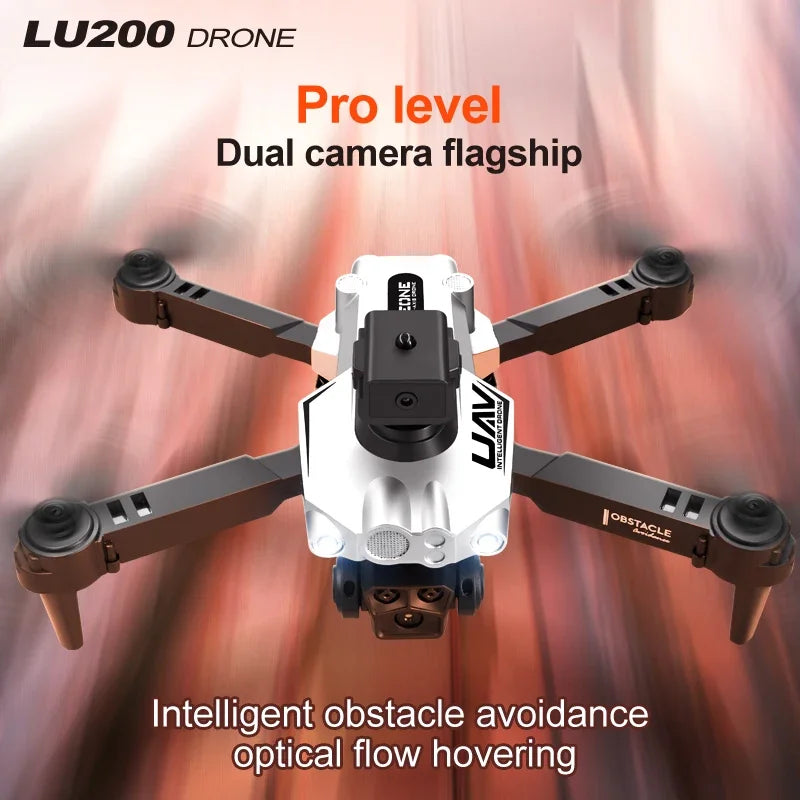 LU200 Drone, luzoo drone pro level dual camera flagship intelligent obstacle