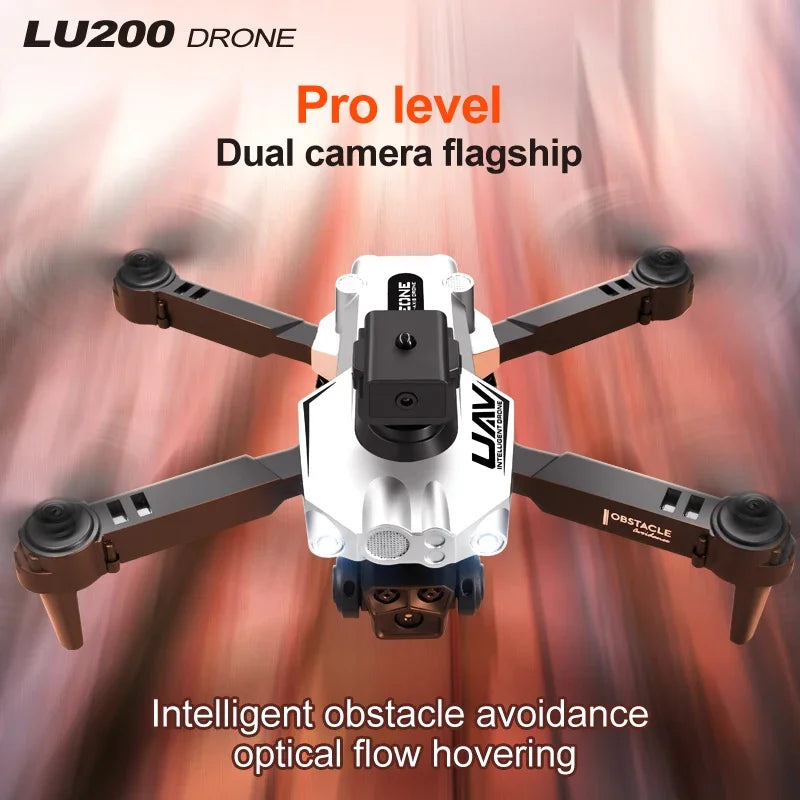 LU200 Drone - 8K GPS Professional Aerial Photography WIFI Optical Flow Localization Four-way Obstacle Avoidance Quadcopter 18 LU200 Drone, luzoo drone pro level dual camera flagship intelligent obstacle