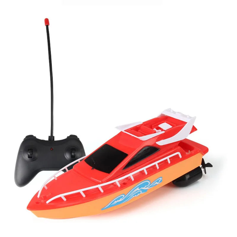 Mini RC Boat High Speed Remote Control Speedboat, ZHENDUO 350-F3 Kids Toy, 25×9×7 cm, 2-Channel, Ready-to-Go
