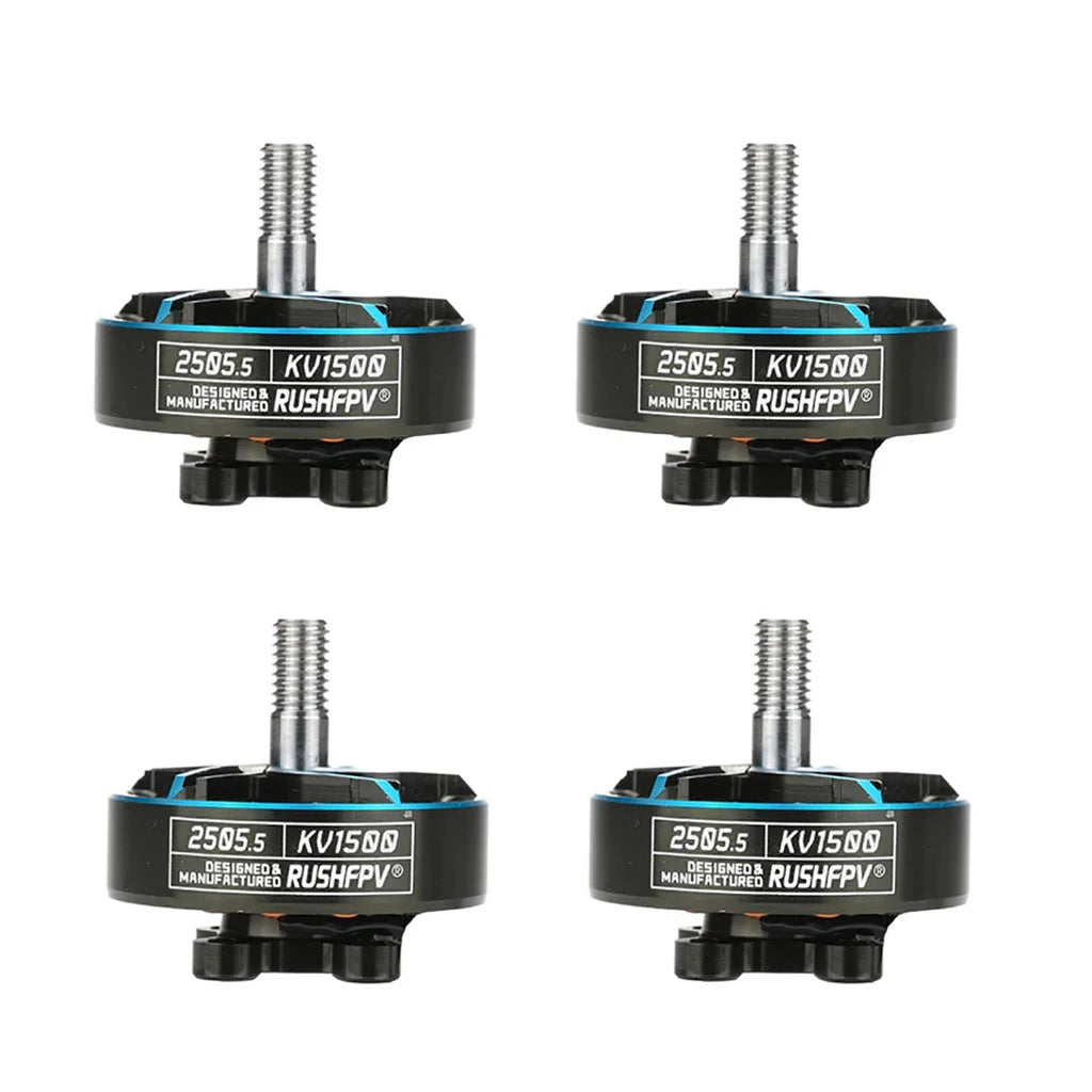 VROOM Farouk 2505.5 brushless motors, KV1500, by RUSHFPV, perfect for high-performance FPV racing drones.