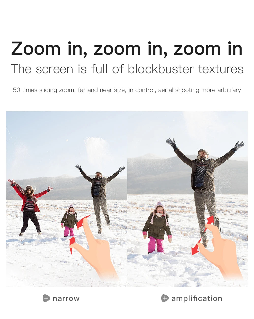 HGIYI SG906 MAX2 Drone - 5000mAH GPS 4K HD Professional Camera with 3-Axis Gimbal 360 Obstacle Avoidance 906 MAX Brushless Quadcopter Professional Camera Drone 91 HGIYI SG906 MAX2 Drone, zoom zoom zoom in The screen is full of blockbuster textures 50 times sliding zoom, far