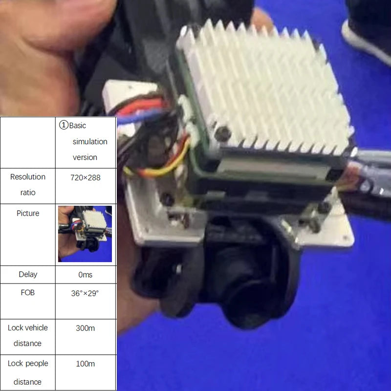 AI Target Tracking Module for FPV Drone, Intelligent tracking module for FPV drones tracks targets up to 300m with vehicle or 100m with humans using cameras.