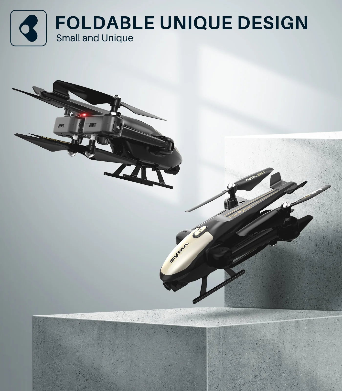 SYMA X700W RC Drone with Camera 1080P FPV Foldable Remote Control Helicopters Toys for Boys Altitude Hold Headless Mode 3D Flip 13 SYMA X700W RC Drone, FOLDABLE UNIQUE DESIGN Small and Unique NNtigt