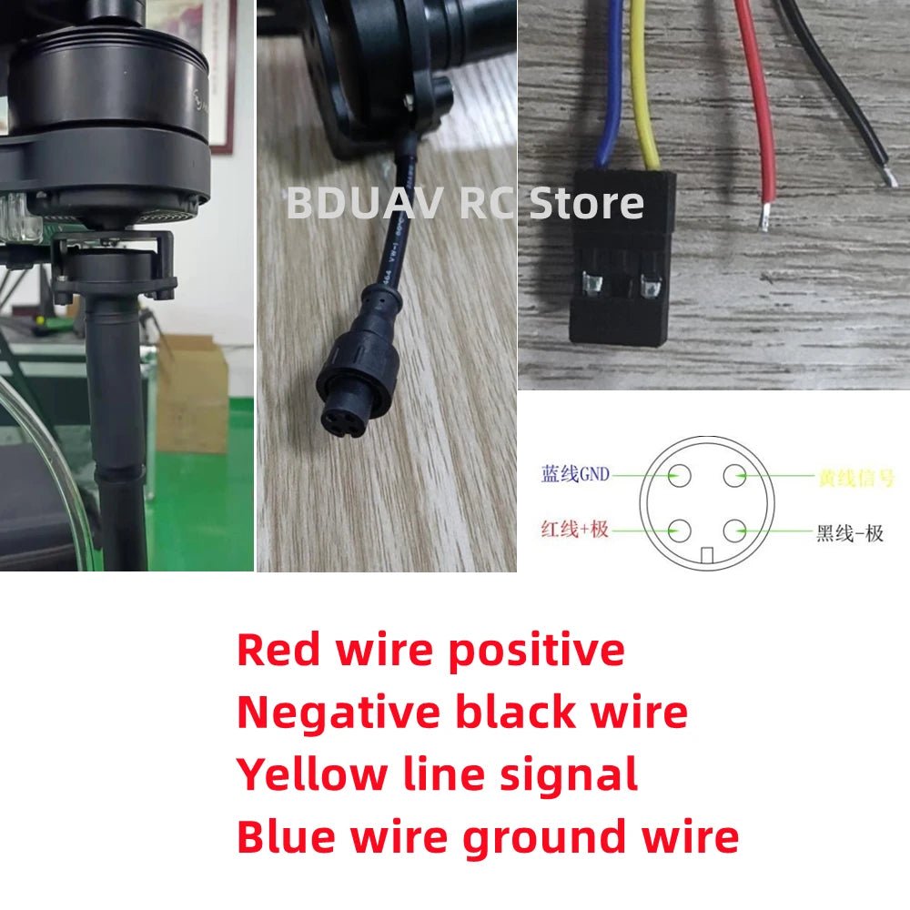 'Tek+lk Tk-tk Red wire positive Negative black wire Yellow