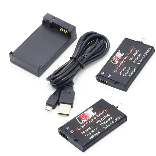 Chargeur USB Flysky FS-BC101 Lipo avec FS-B1700 FS-BA800 3.7v 800mah 1700mah pour émetteur Flysky FS-GT3C GT2B IT4 FS-I10