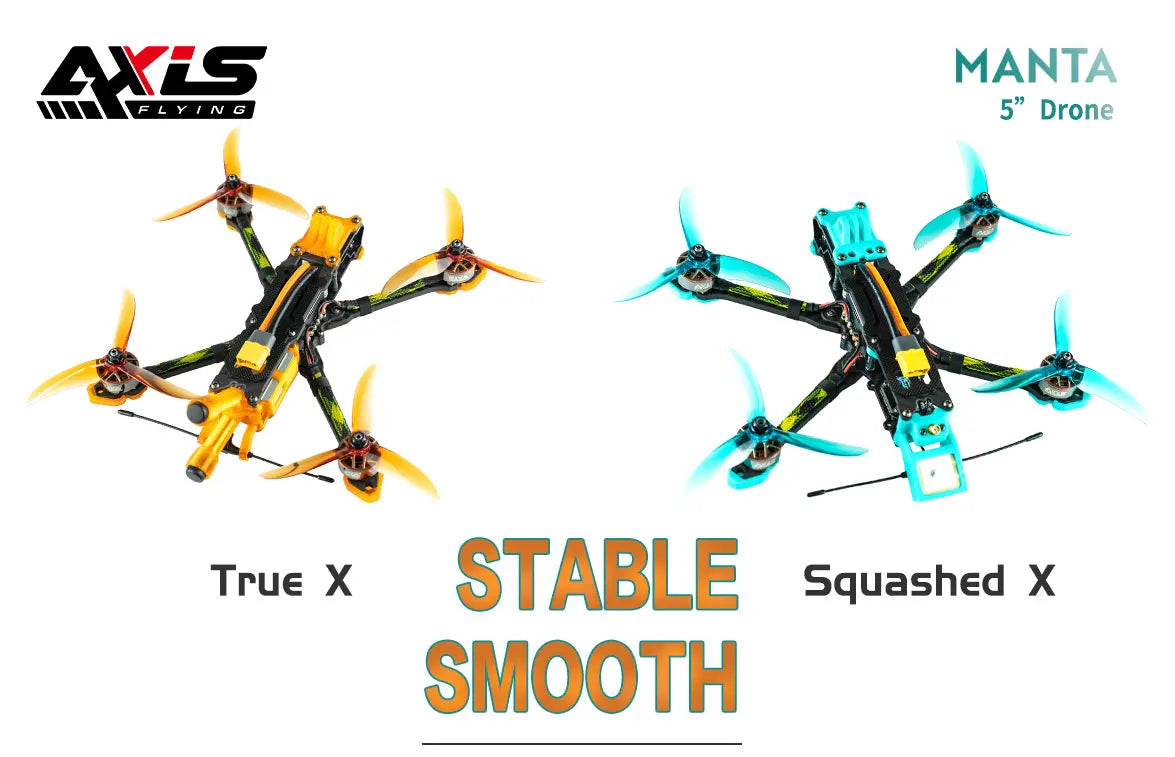 Axisflying MANTA5", VTX mounting is compatible with the movable M2* (20*20MM)
