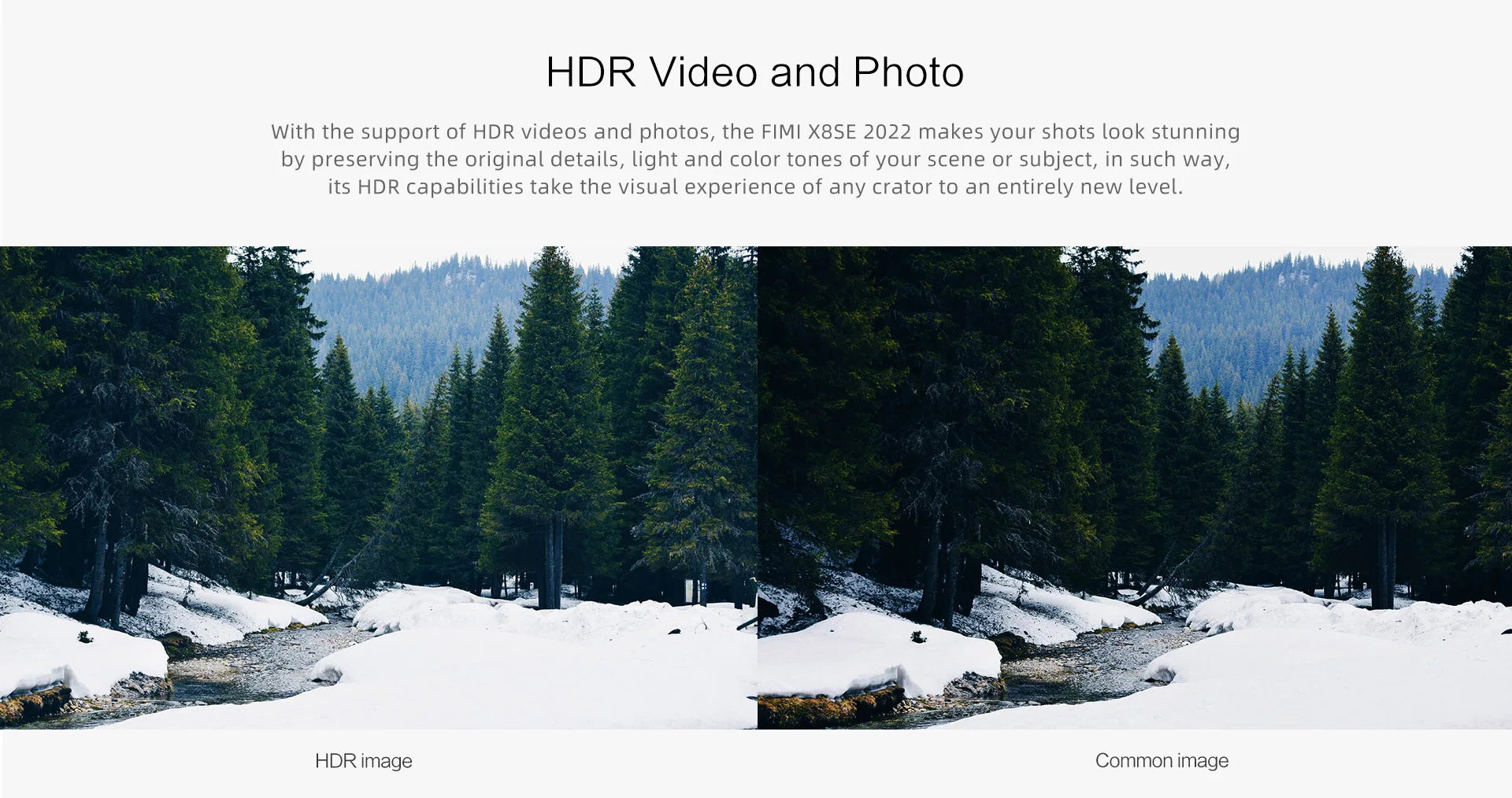FIMI x8se 2022 V2 Camera Drone, the FIMI X8SE 2022 makes your photos look stunning . its HD