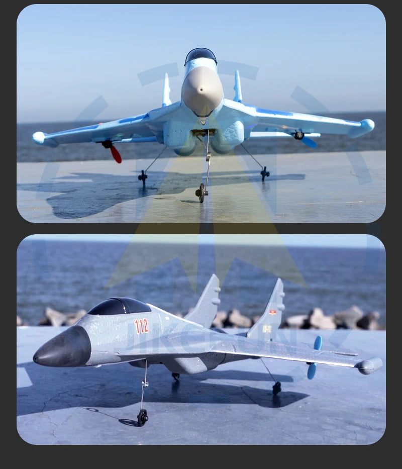 Genuine Authorization J-11 1:50 RC Fighter Plane - 2.4G 2CH Remote Control Foam Aircraft with Lighting J 11 Airplane Toys for Boys 28 Genuine Authorization J-11 1:50 RC Fighter Plane, high-speed coreless motor, fast speed, low energy consumption, long life .