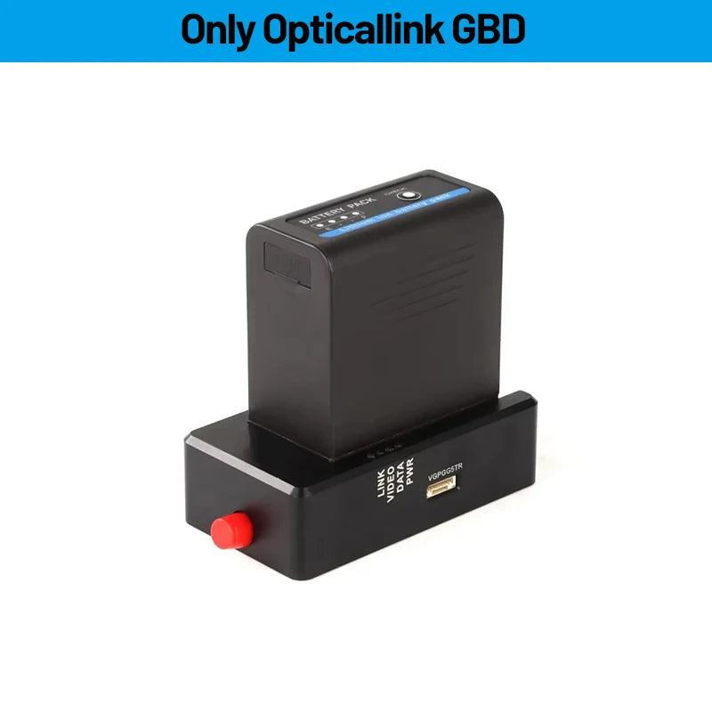 Optical Link GBD Battery Pack with Video, Link, PWR, and USB Ports