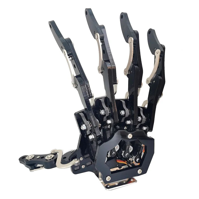 5 DOF Robot Hand Five-Finger Bionic Palm, Servo-Controlled Left/Right Assembled Gripper for Arduino/ESP32, Raspberry Pi