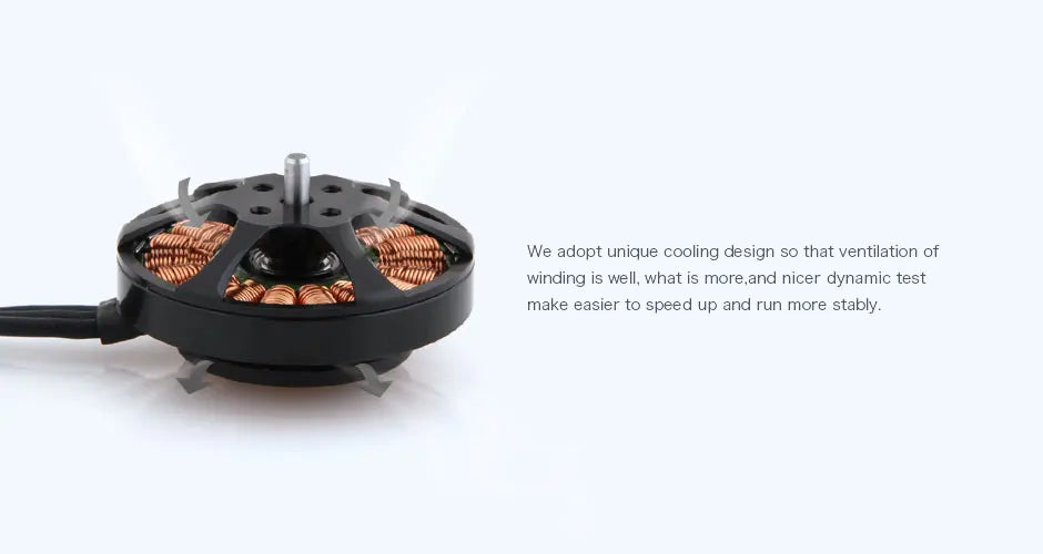 T-motor MN4004 KV300 KV400 Outrunner Brushless Motor - 1.3KG Thrust Antigravity motor For Heavy Multicopter rotor Quadcopter Helicopter 11 T-motor, we adopt unique cooling design so that ventilation of winding is well . nicer dynamic test
