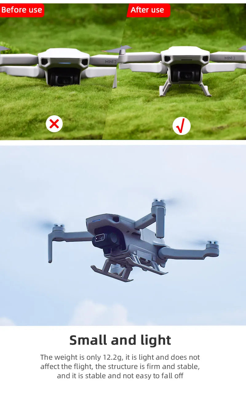 Landing Gear, DJI Mavic Mini 2/SE Height