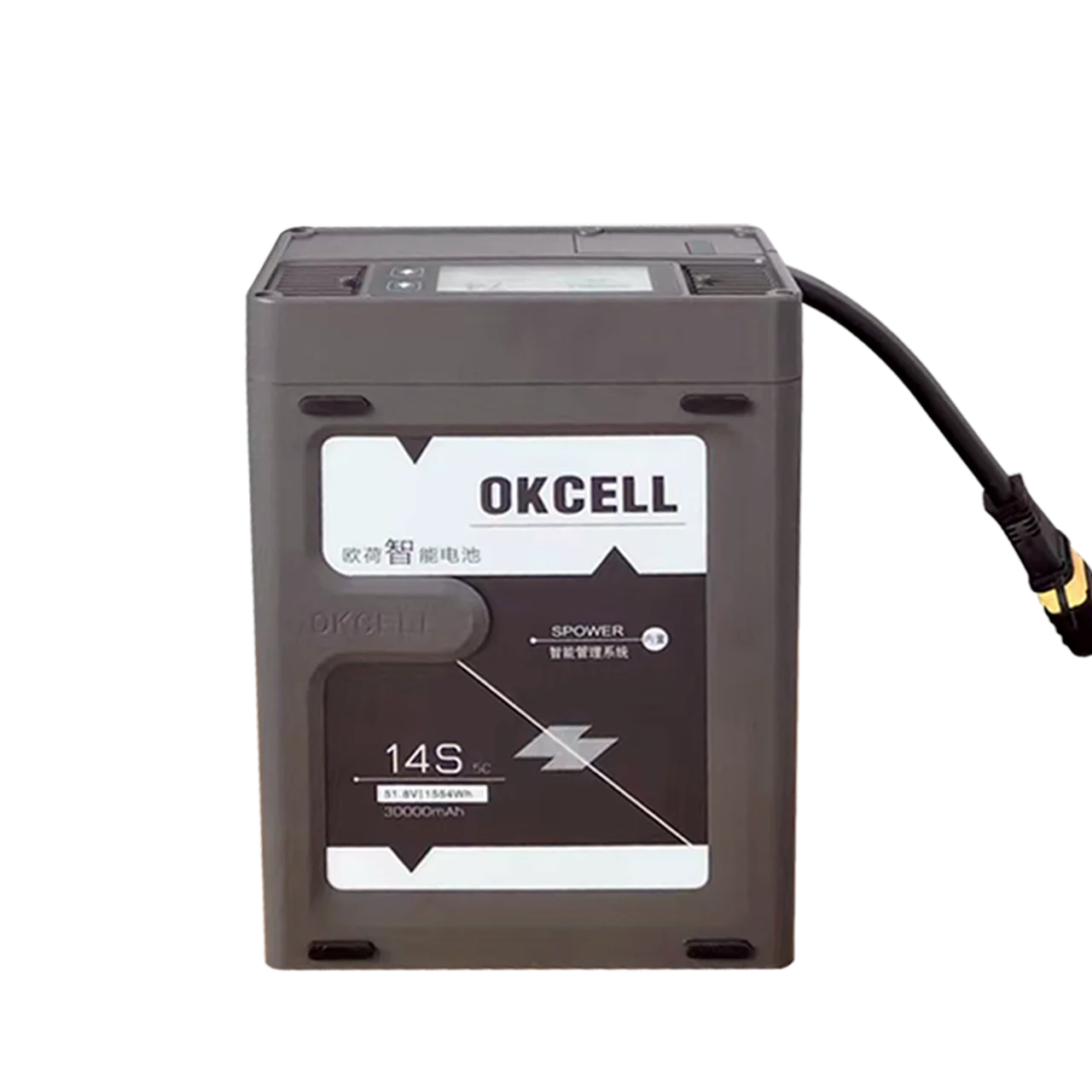 OKCell 14S 51.8V 30Ah 30000mAh 3C Drone Battery, OKCell 14S battery is designed for industrial and agricultural drones, offering high-capacity storage and fast discharge.