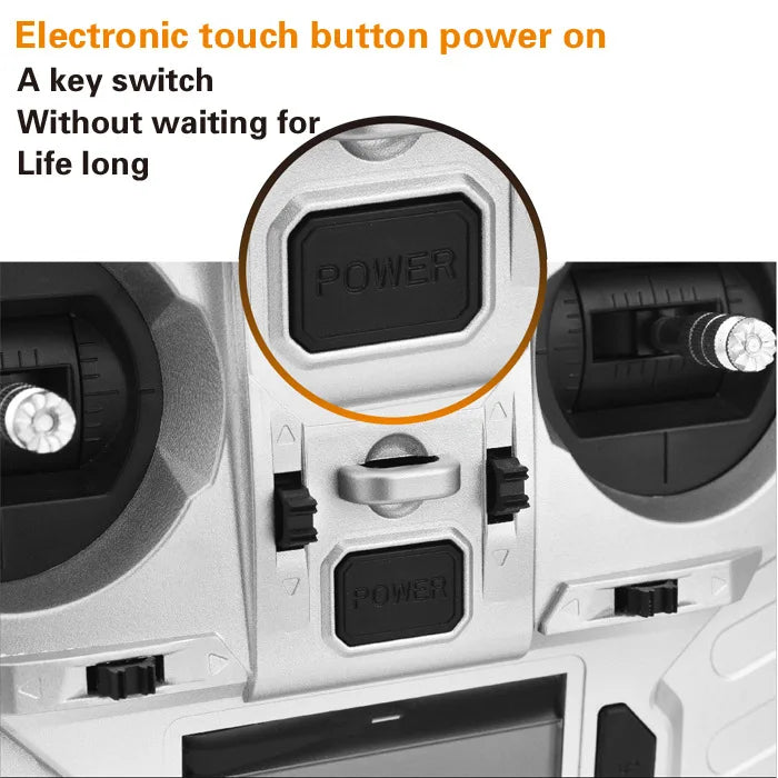 MicroZone MC7, Electronic touch button power on A switch Without waiting for Life long key Power