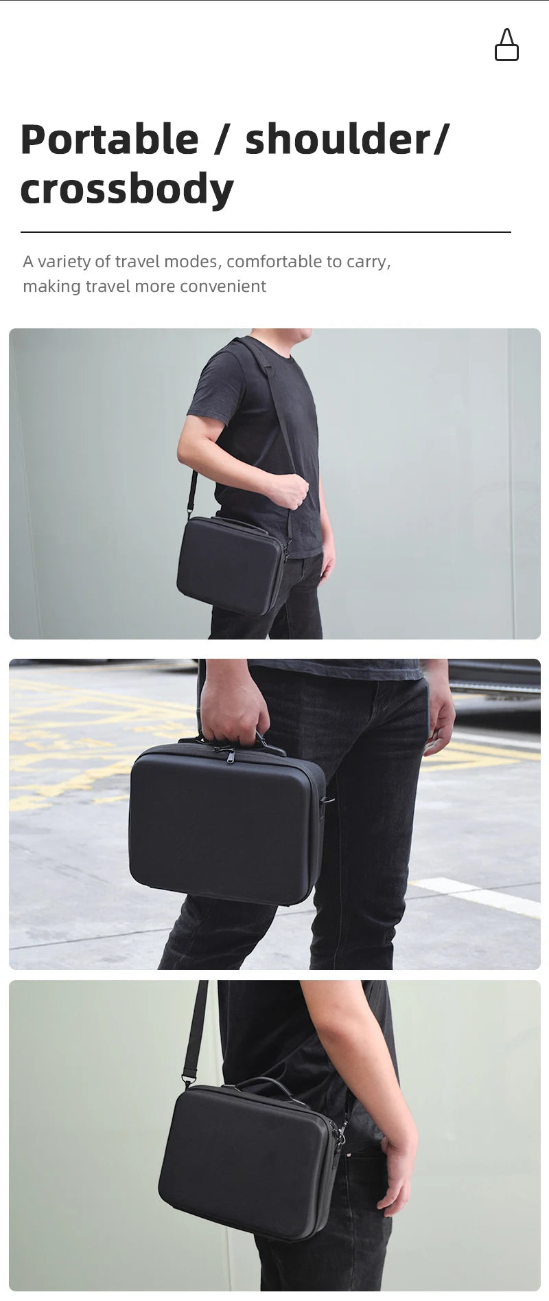 Storage Bag For DJI Mini 3 Pro - Shoulder Bag Carrying Case Travel Portable Handbag for DJI MINI 3 Drone Accessories 26 Storage Bag For DJI Mini 3 Pro, portable / shoulder/ crossbody A variety of travel modes, making travel more convenient .
