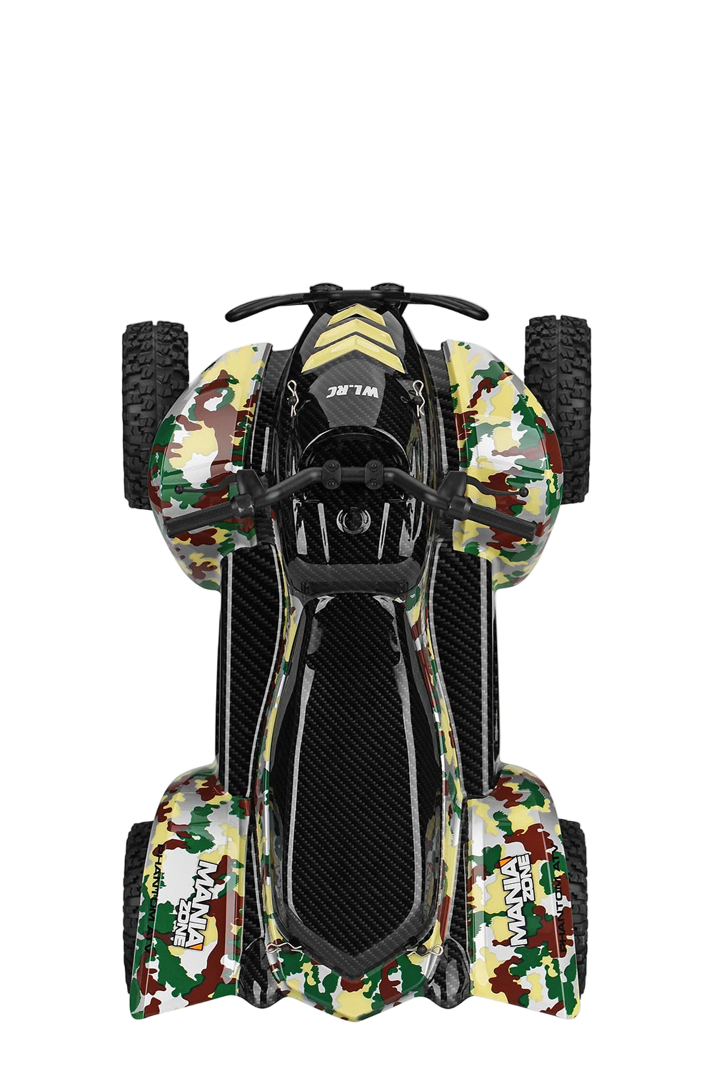 WLtoys 12428-A 1/12 4WD RC Motorcycle – 50km/h Off-Road Hill Climb Car with LCD Remote and LED Lights