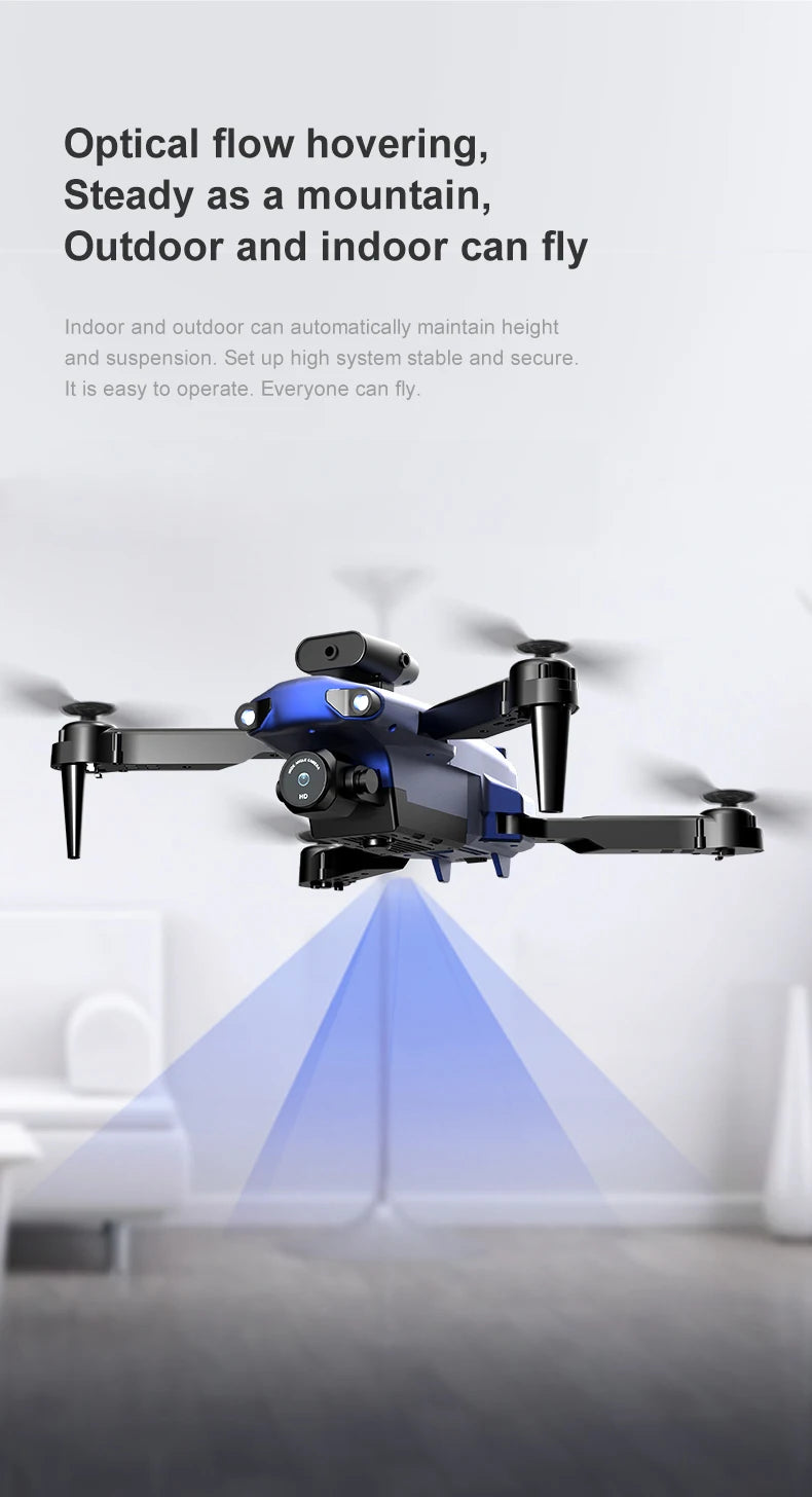 Novo 809 Drone - 4K HD camera WIFI FPV optical flow 360 degree obstacle avoidance foldable four axis RC helicopter toy 38 Novo 809 Drone, optical flow hovering; steady as a mountain, indoor and outdoor
