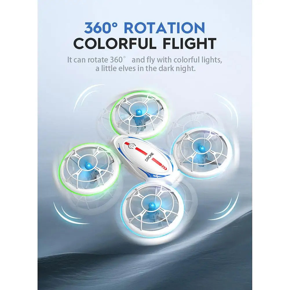 2.4G Remote Control Drone With Led Light Quadcopter Remote Control Helicopter Toy For Boys Gifts 18 3609 rotation colorful flight it can rotate 360 and fly with colorful lights